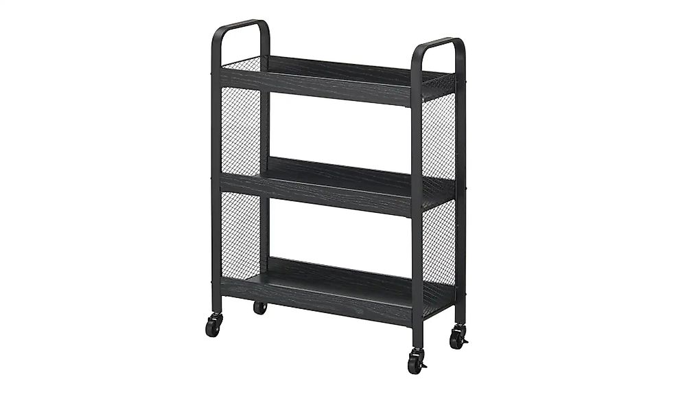 Servierwagen  Hella ¦ schwarz ¦ Maße (cm): B: 66 H: 85 T: 26.0 Tische > Ser günstig online kaufen