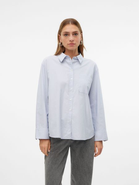 Vero Moda Langarmbluse VMIDA OXFORD SHIRT günstig online kaufen