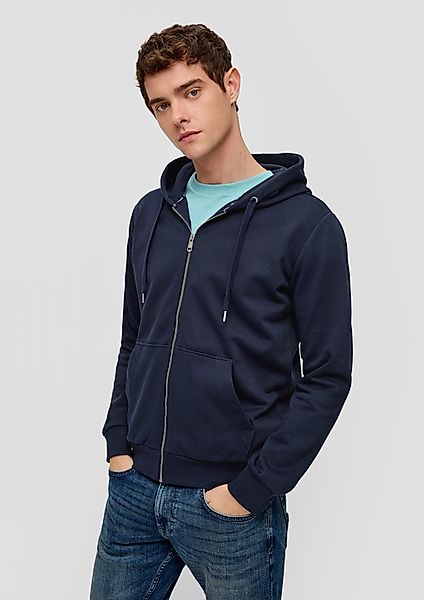 QS Outdoorjacke Basic-Sweatjacke Durchzugkordel günstig online kaufen