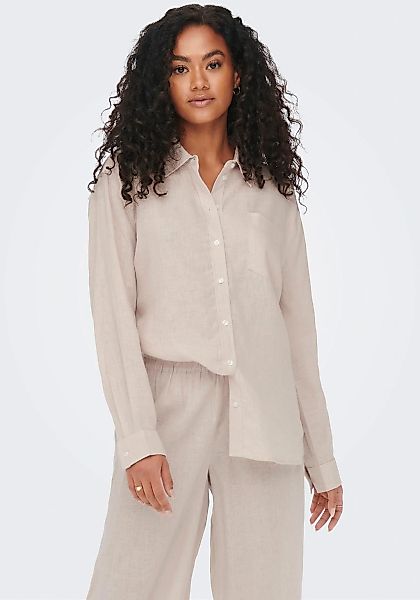 ONLY Longbluse ONLTOKYO L/S LINEN BLEND günstig online kaufen