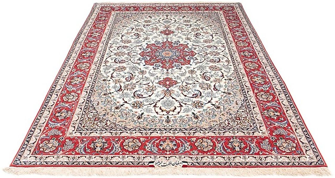 morgenland Orientteppich »Perser - Isfahan - Premium - 243 x 156 cm - beige günstig online kaufen