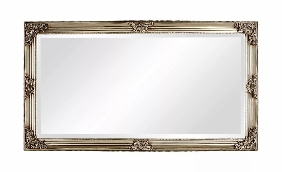 Rahmenspiegel  Iseo ¦ silber ¦ Holz,Massivholz,Holzwerkstoff,Polyresin (Kun günstig online kaufen