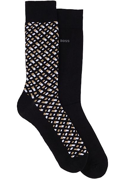 BOSS Socken "2P RS Monogram CC", (Packung, 2 Paar), mit Logo günstig online kaufen