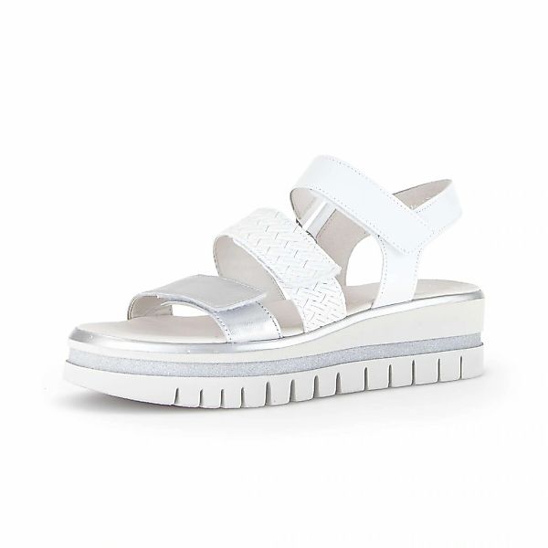 Gabor Plateausandaletten "Plateau Sandale Materialmix Leder" günstig online kaufen