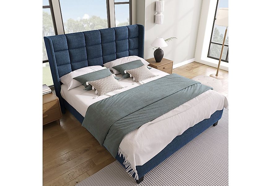 KLAM HOME Polsterbett Doppelbett Einzelbett Continental Bett mit Lattenrost günstig online kaufen