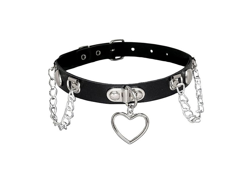 Metamorph Textilband Halsband Locked In Love, Größenverstellbarer Halsschmu günstig online kaufen