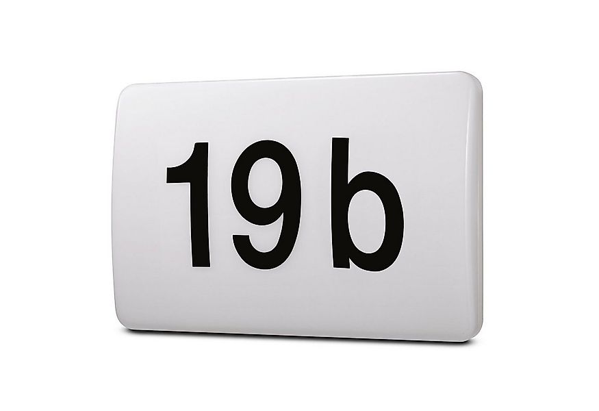 Maclean Hausnummer MCE292 W, LED Hausnummern Außenwandleuchte günstig online kaufen