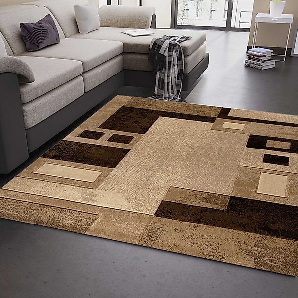 Vimoda Designteppich Teppich Wohnzimmer Modern Teppich günstig online kaufen
