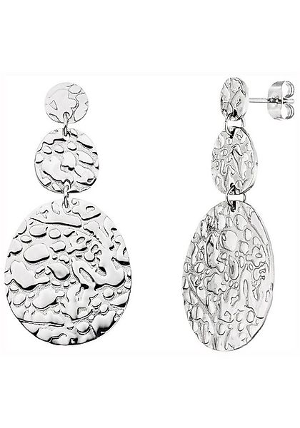 JOBO Paar Ohrhänger, Edelstahl mit Struktur günstig online kaufen