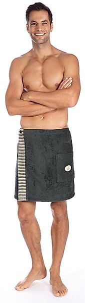 Egeria Kilt "Ben, ideal für Sauna & Spa" 1 Stk. mit Streifen-Akzent günstig online kaufen