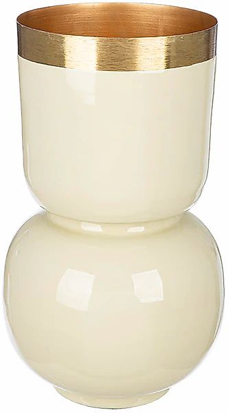 GILDE Tischvase »Vase Roro mit Goldrand«, (1 St.) günstig online kaufen