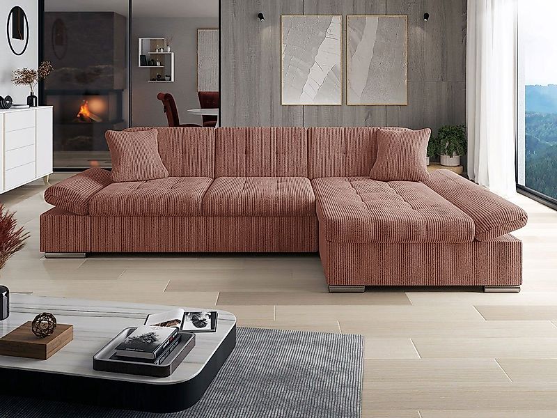 MIRJAN24 Ecksofa Malwi Cord, mit Schlaffunktion günstig online kaufen