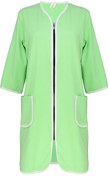 Aquarti Damenbademantel Damen Bademantel Morgenmantel Reißverschluss günstig online kaufen