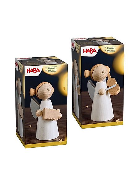 Haba Weihnachtsfigur Holzengel (2 St), Holzfigur Weihnachten, Weihnachtsdek günstig online kaufen