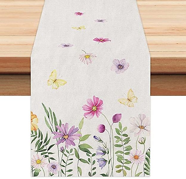 Coonoor Tischläufer moderne Leinen Tischdecke, Premium Tischdecke abwaschba günstig online kaufen