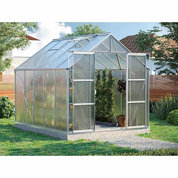 Vitavia Gewächshaus Uranus 8300 Alu blank 8,3 m² günstig online kaufen