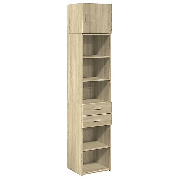 vidaXL Schrankmodule Hochschrank Schmal Sonoma-Eiche 45x42,5x225 cm Holzwer günstig online kaufen