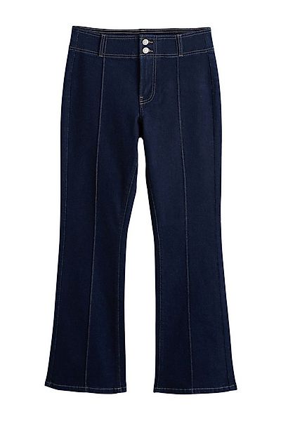 Next Bootcut-Jeans Bootcut-Jeans mit mittelhohem Bund, Kurzgröße (1-tlg) günstig online kaufen