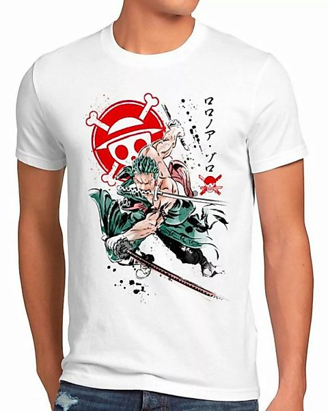 style3 Print-Shirt Herren T-Shirt Pirate Hunter japan anime luffy manga one günstig online kaufen