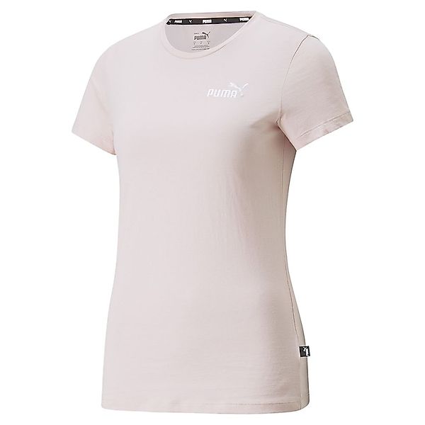 Puma Ess+ Embroidery Kurzärmeliges T-shirt M Chalk Pink günstig online kaufen