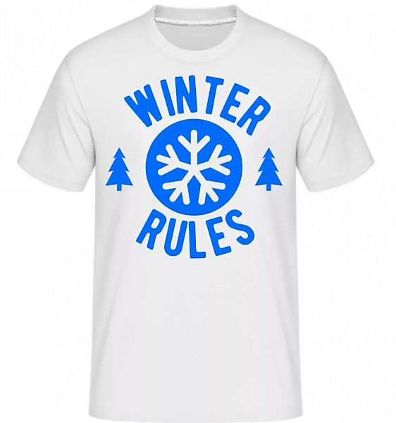 Winter Rules · Shirtinator Männer T-Shirt günstig online kaufen