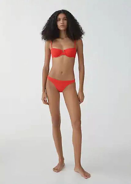 Klassischer Bikini-Slip mit Textur günstig online kaufen