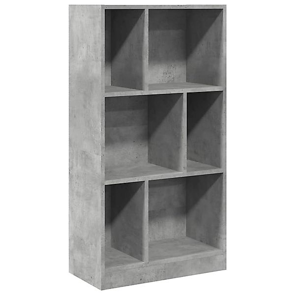 vidaXL Bücherregal Bücherregal Betongrau 57x28,5x107,5 cm günstig online kaufen