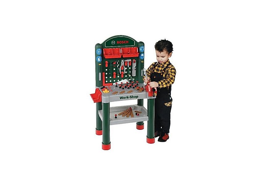Theo Klein Spielwerkbank 8320 Bosch Werkbank grün, 102x43x5 günstig online kaufen