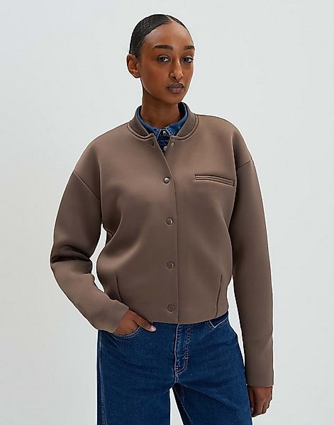 someday Sweatjacke Kurze Bomberjacke ULONI Loose aus Scuba günstig online kaufen