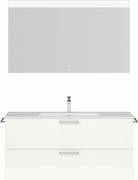 nobilia Badmöbel-Set "Tolvina", (2 St., vormontiert, mit Soft-Close), Hochg günstig online kaufen