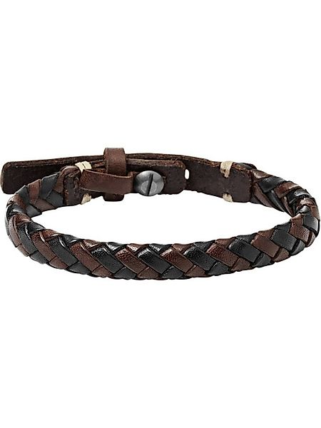 Fossil Armband Fossil Herren-Armband Leder günstig online kaufen