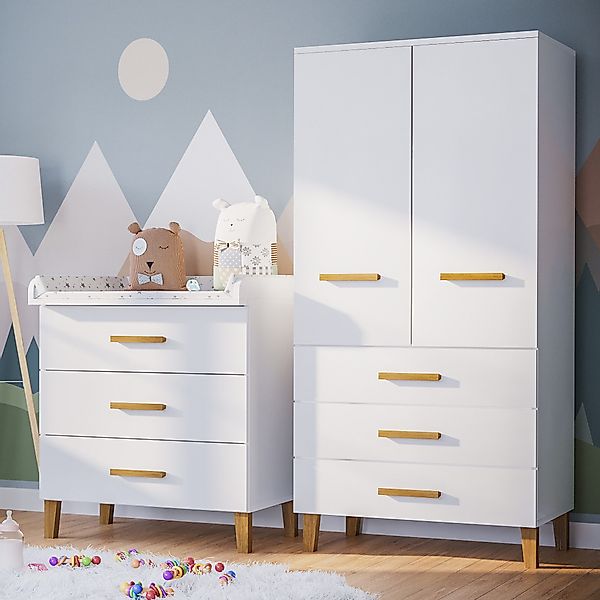 Bellabino Babymöbel-Set Liri, (2-tlg., Wickelkommode und günstig online kaufen