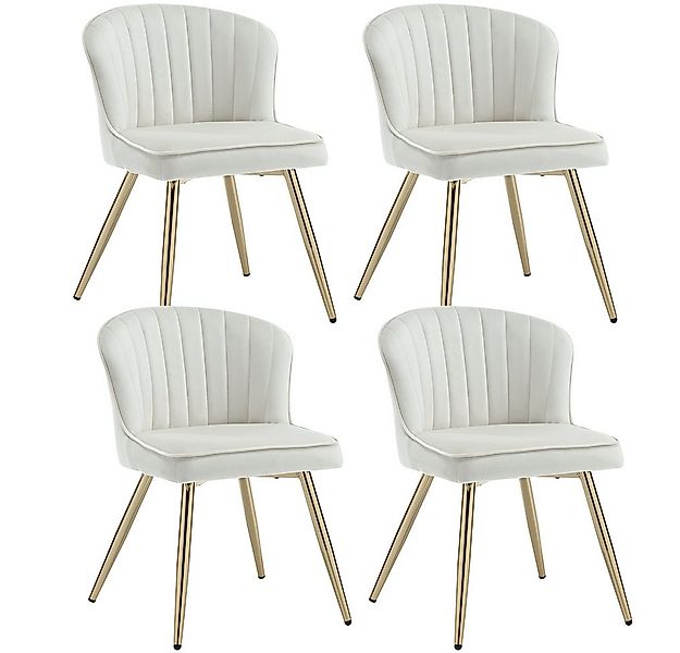 WAHSON OFFICE CHAIRS Esszimmerstuhl 2er Set, Gebogene Linie Rückenlehne, Kü günstig online kaufen