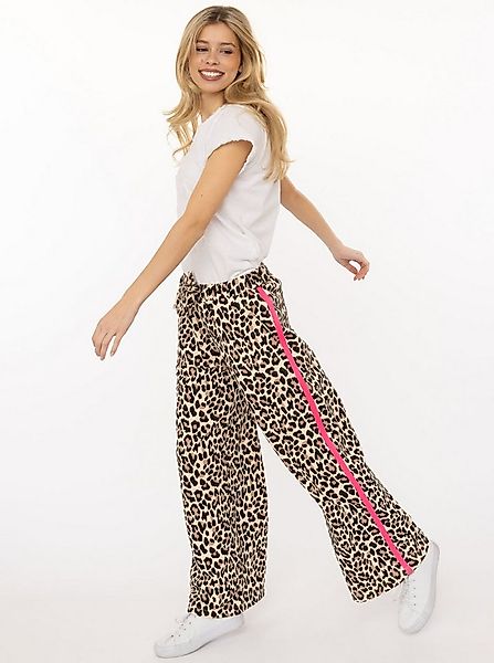 Zwillingsherz Sweathose "Leo" Leo Muster, pinker Streifen an der Seite, Ein günstig online kaufen