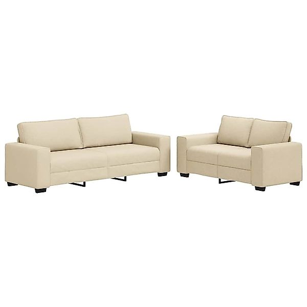 vidaXL Sofa 2-tlg. Sofagarnitur mit Kissen günstig online kaufen