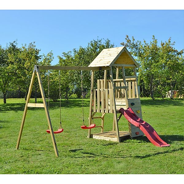 Wendi Toys Kinderspielturm Salamander inkl. Rutsche & Kletterwand 270 cm x günstig online kaufen