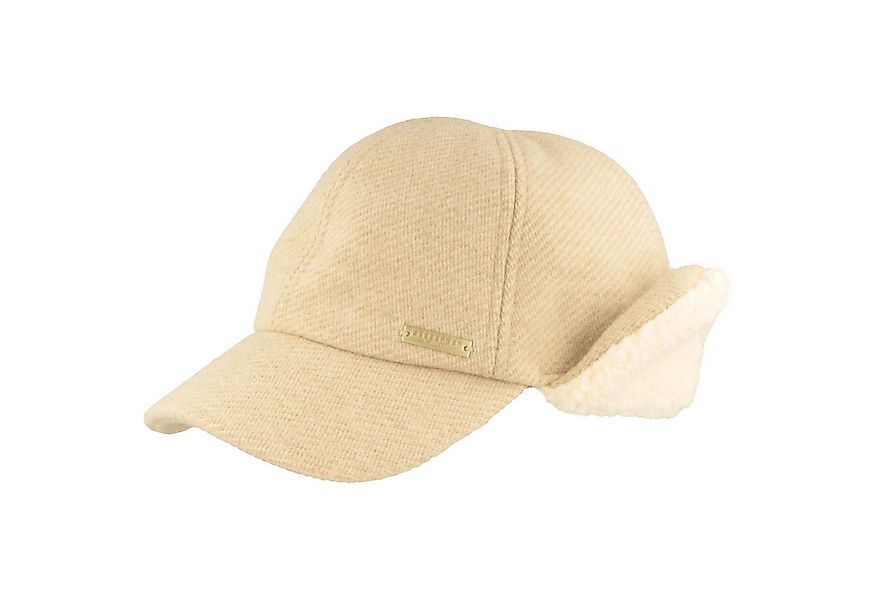 Seeberger Schiebermütze Baseball-Cap in Strickoptik mit Ohrenschutz günstig online kaufen