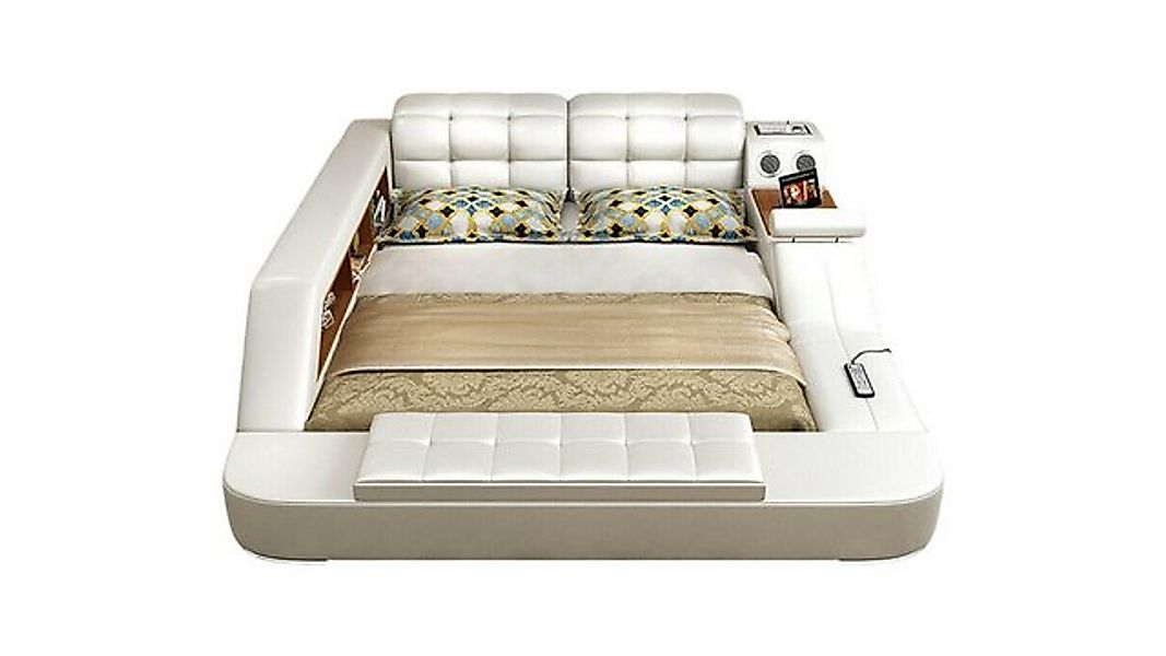 JVmoebel Bett Bett Multifunktion Regal Schrank usb Doppel Betten, Made in E günstig online kaufen