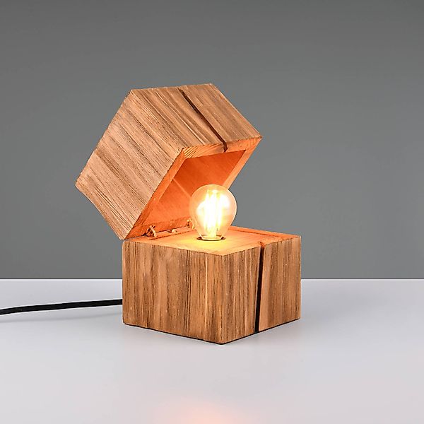 TRIO Leuchten Schreibtischlampe TREASURE, Deko Tischleuchte Schatzkiste ink günstig online kaufen