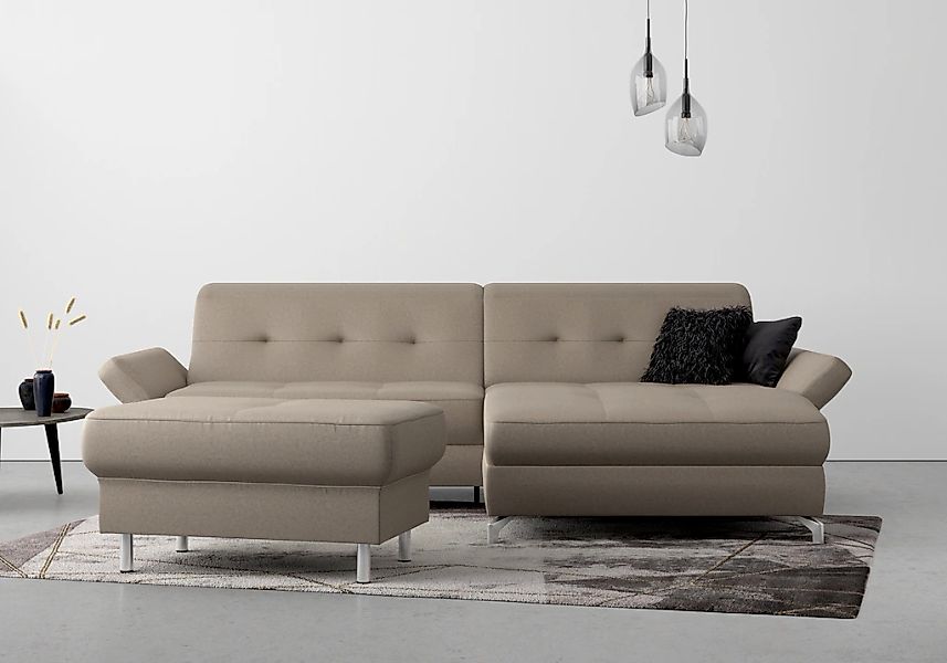 Home affaire Polsterhocker "Maredo" Federkern-Polsterung, passend zur "Mare günstig online kaufen