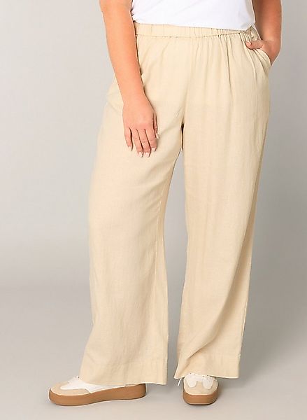 Base Level Curvy Leinenhose Yula Sommerhose, Leinen-Viskose-Mix, mit elasti günstig online kaufen
