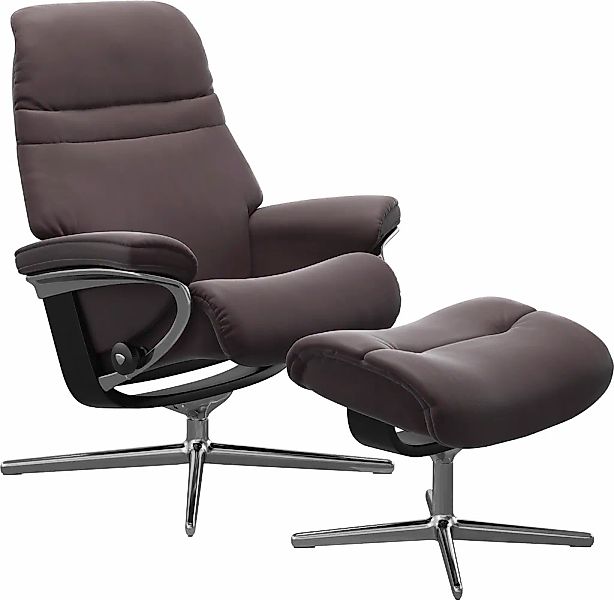 Stressless "Sunrise" mit Cross Base, Größe S, M & L, Holzakzent Schwarz günstig online kaufen