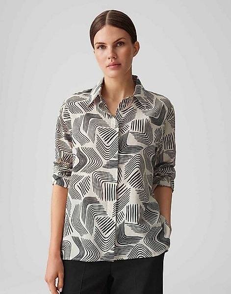 OPUS Kurzarmbluse FUMINA MOVE aus feiner Baumwolle günstig online kaufen