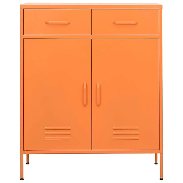 vidaXL Aktenschrank Lagerschrank Orange 80x35x101,5 cm Stahl (1-St) günstig online kaufen