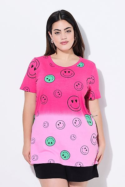 Angel of Style T-Shirt T-Shirt Smiley-Muster günstig online kaufen