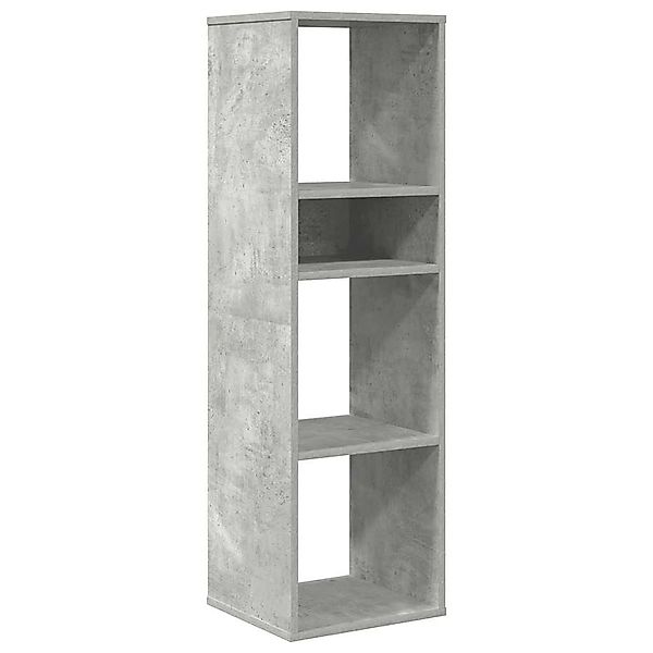 vidaXL Bücherregal Bücherregal Betongrau 34x31x112 cm günstig online kaufen
