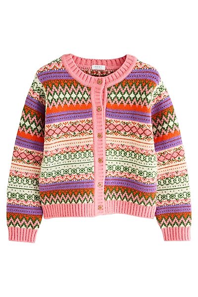 Next Strickjacke Cardigan mit Norwegermuster (1-tlg) günstig online kaufen