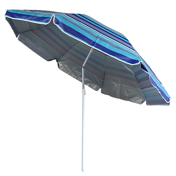 ELLUG Sonnenschirm gestreifter Sonnenschirm UV-Schutz UPF günstig online kaufen