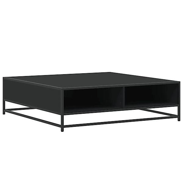 vidaXL Couchtisch Schwarz 100x100x30 cm Holzwerkstoff und Metall 848774 günstig online kaufen