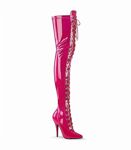 Overknee Stiefel SEDUCE-3024 - Lack Hot Pink (Schuhgröße: EUR 40) günstig online kaufen